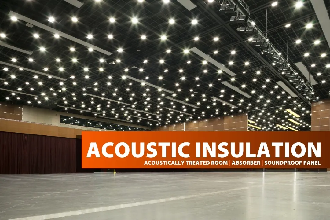 Acoustic Insulation Acoustically Treated Room Absorber Soundproof Panel ผนังกันเสียง นิวเทค อินซูเลชั่น