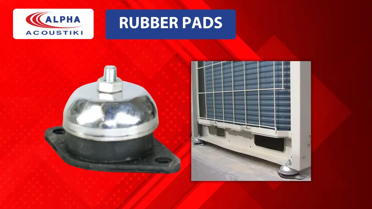 RUBBER PADS แผ่นยางกันสั่น สะเทือน ลดเสียง นิวเทค อินซูเลชั่น cover