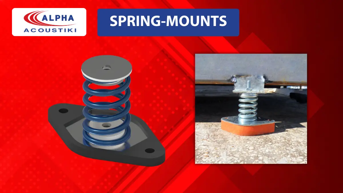 SPRING MOUNTS สปริงกันสั่น สะเทือน ลดเสียง นิวเทค อินซูเลชั่น cover