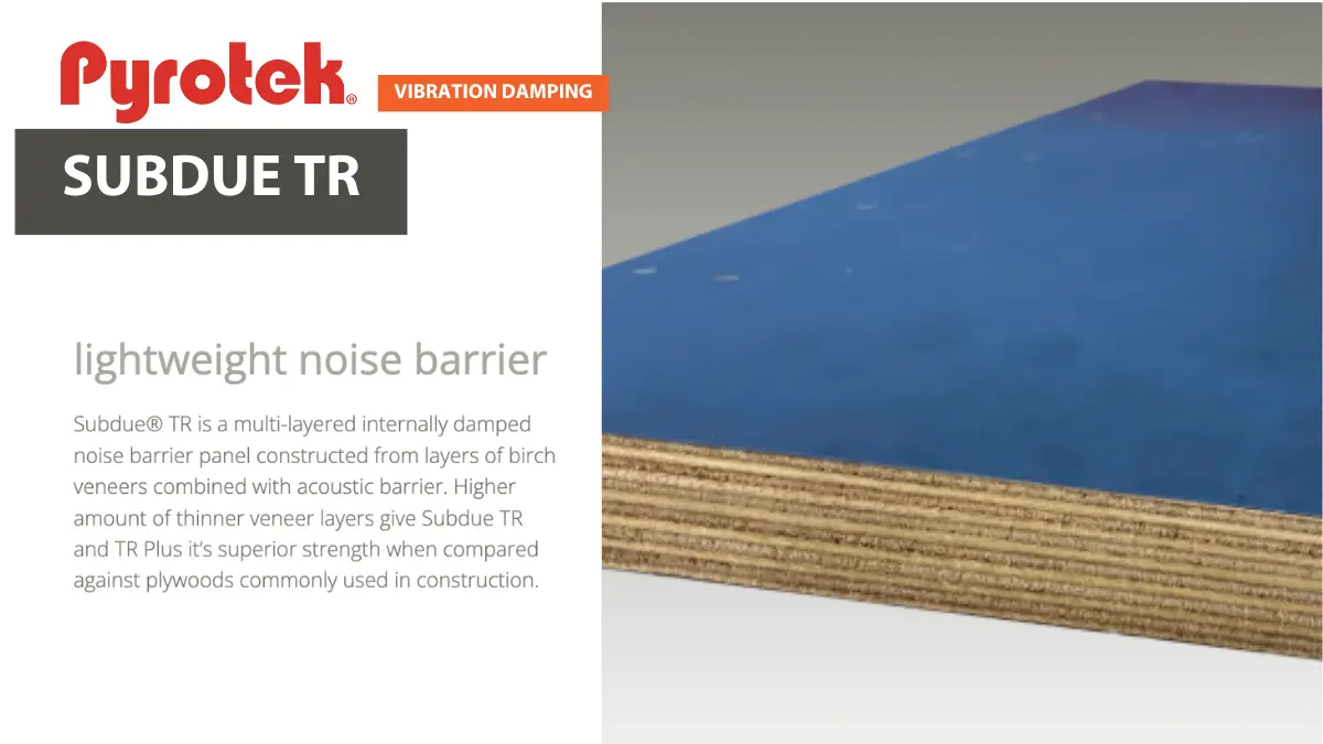 Vibration Damping Subdue TR แผ่นกันสั่น สะเทือน นิวเทค อินซูเลชั่น cover