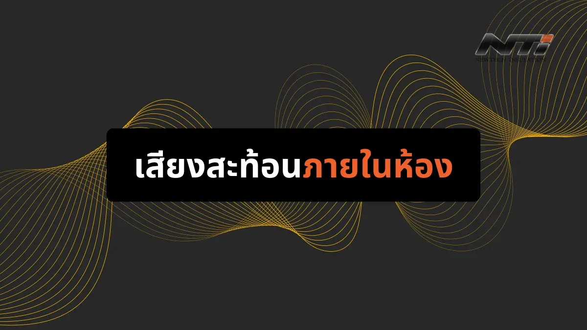 เสียงสะท้อนภายในห้อง echo แผ่นกันเสียง ฉนวนกันเสียง นิวเทคอินซูเลชั่น