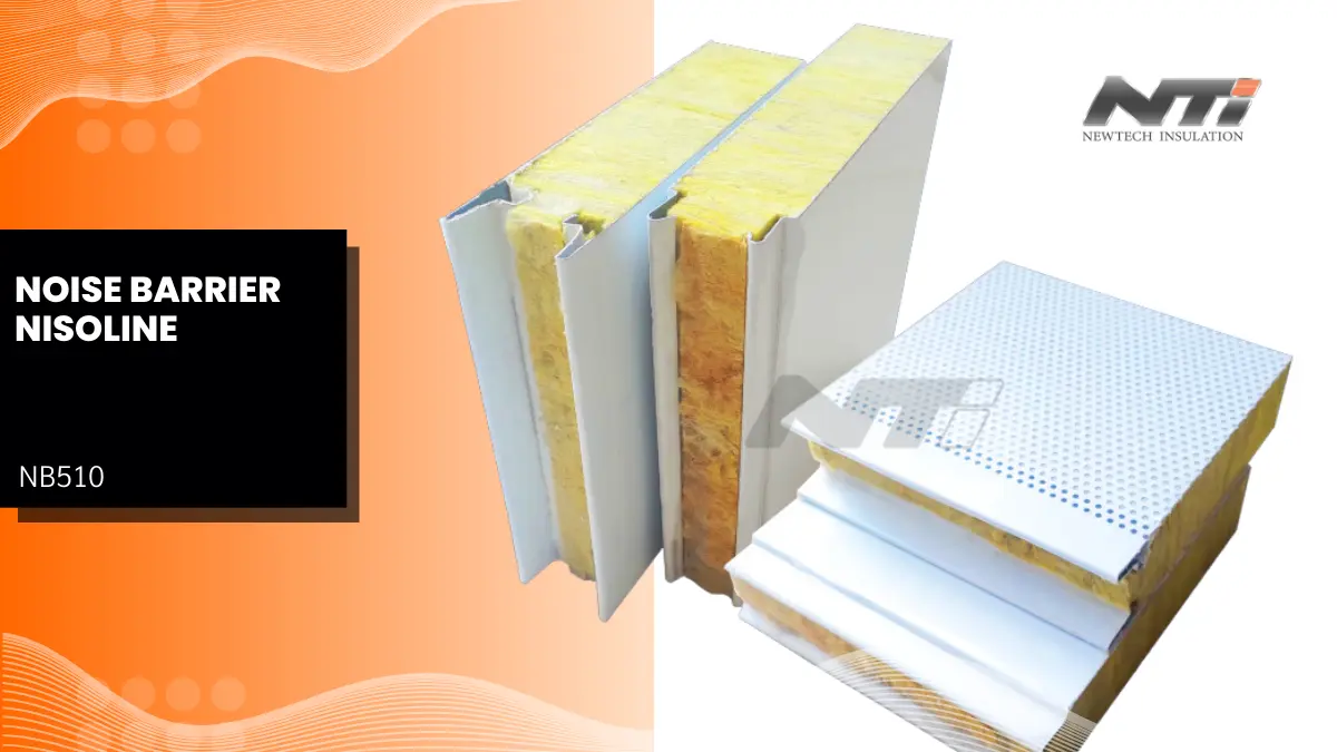 ผนังกันเสียงอุตสาหกรรม Industrial Noise Barrier Nisoline NB510 นิวเทคอินซูเลชั่น 2
